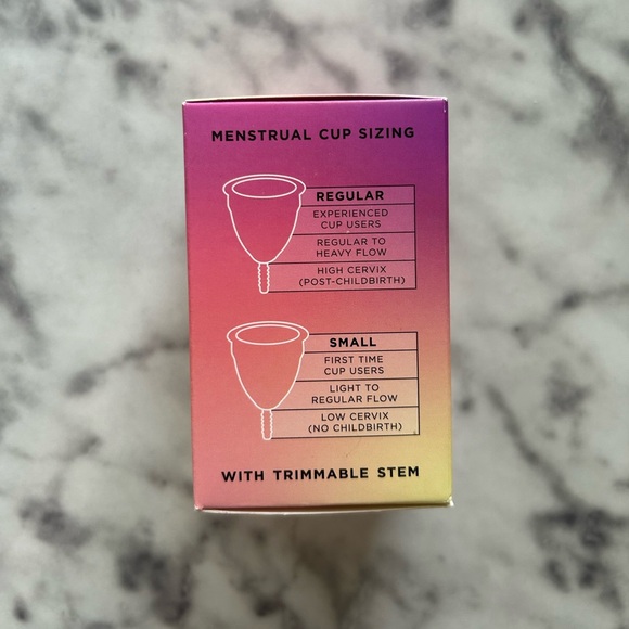 NWT Sealed Dutchess Mental Cups 2 Pack Pink Purple Reusable Size Regular - Picture 2 of 6
